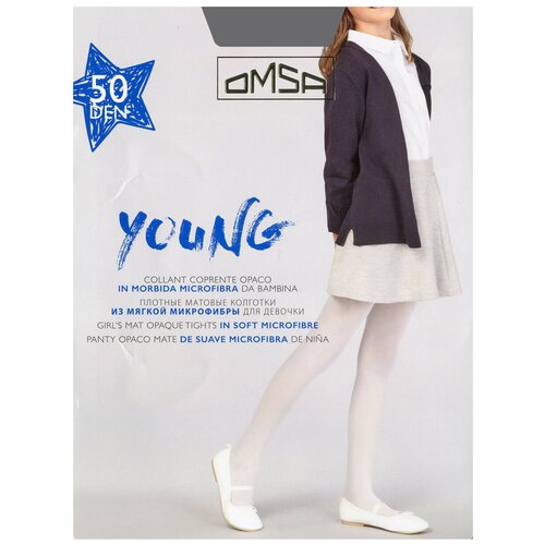 Омса. Колготки детские Young 50 blu notte 6-8