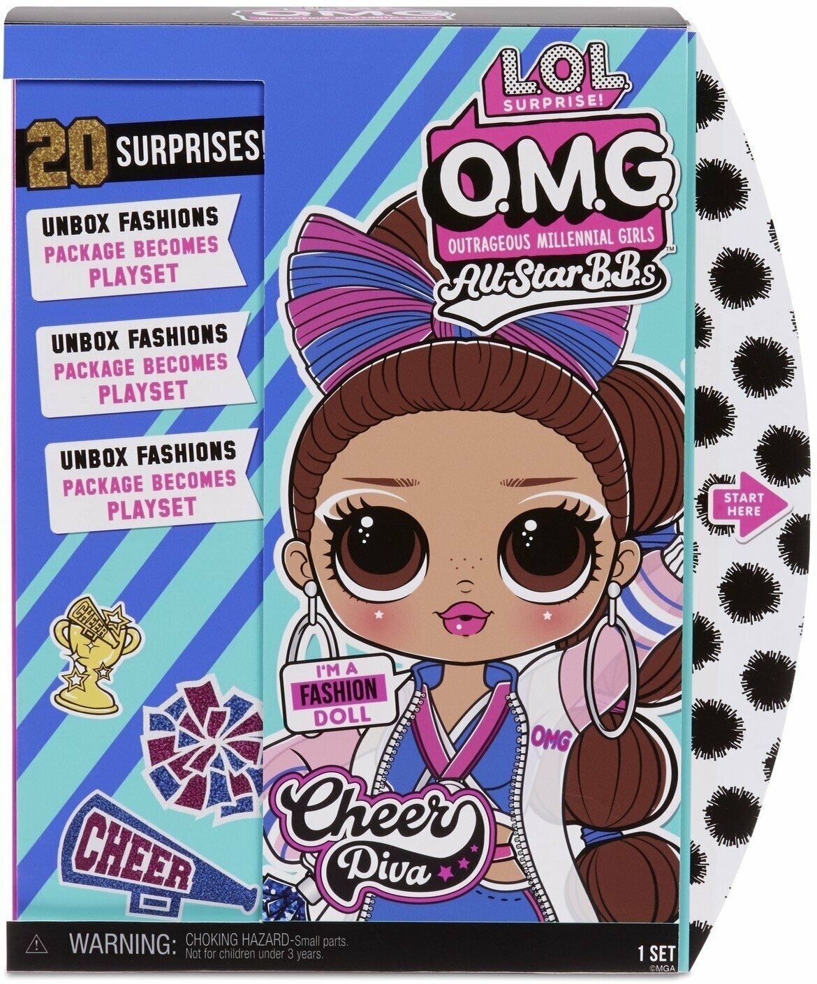 Кукла L.O.L. Surprise! OMG Sports Doll Cheer 577508