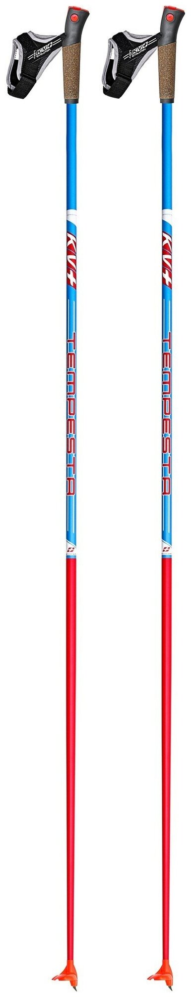 Лыжные палки KV+ Tempesta Blue Clip (155 см) .