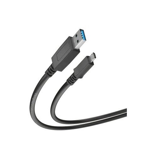 Кабель зарядки MicroUSB U9 1M черный DREAM TECH