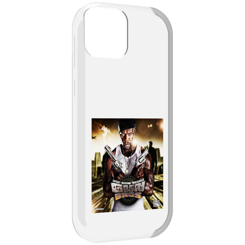 Чехол MyPads 50 Cent - Gun Bros для UleFone Note 6 / Note 6T / Note 6P задняя-панель-накладка-бампер