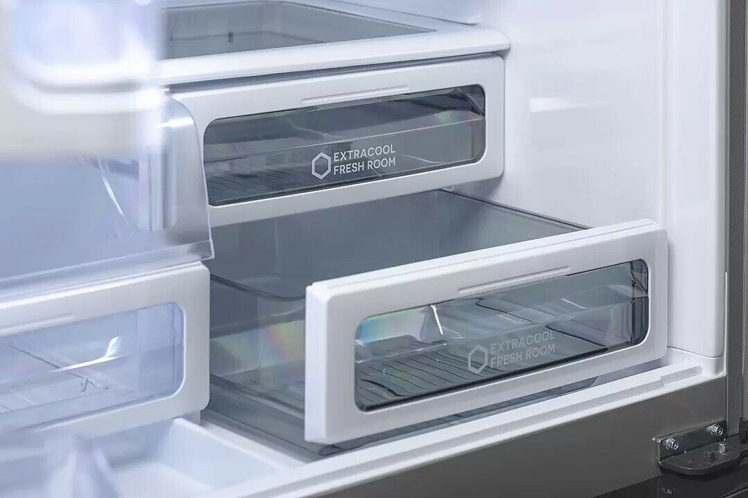 Холодильник Sharp SJEX93PBE, бежевый - фото №10