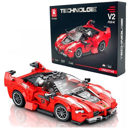 Конструктор Гоночная машина 392 детали 686 конструктор lego technic 42008 машина техобслуживания 1276 дет