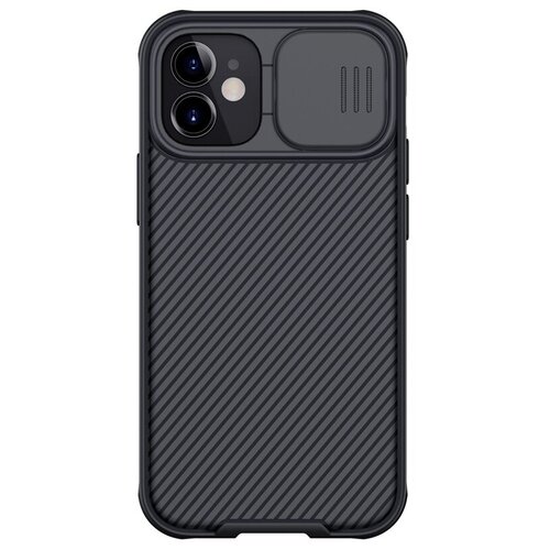 фото Чехол nillkin с поддержкой магнитной зарядки для iphone 12 mini, с защитной шторкой камеры, серия camshield pro magnetic case