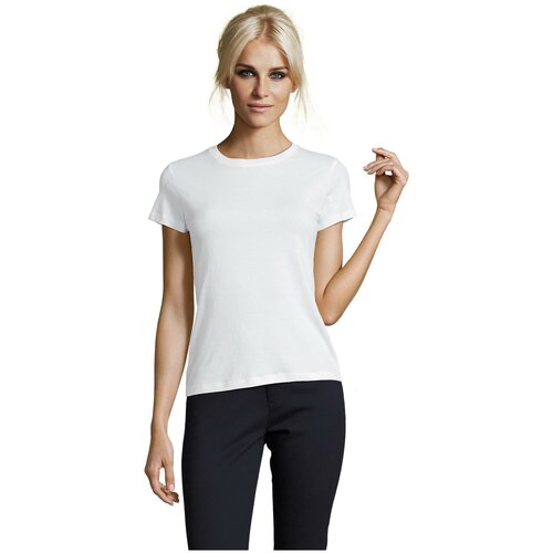 фото Футболка sol's, размер 48, белый