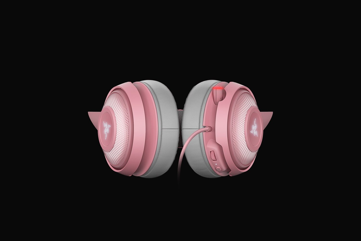 Гарнитура игровая RAZER Kraken Kitty Ed. - Quartz, черный [rz04-02980200-r3m1] - фото №10