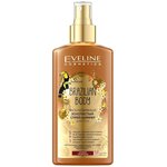 Eveline Cosmetics Женский Brazilian Body Золотистый спрей-шиммер для тела Эксклюзивный 5в1 150мл - изображение