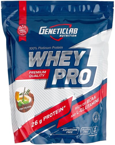 Geneticlab WHEY PRO 1000 г (Пина колада) — купить в интернет-магазине ...