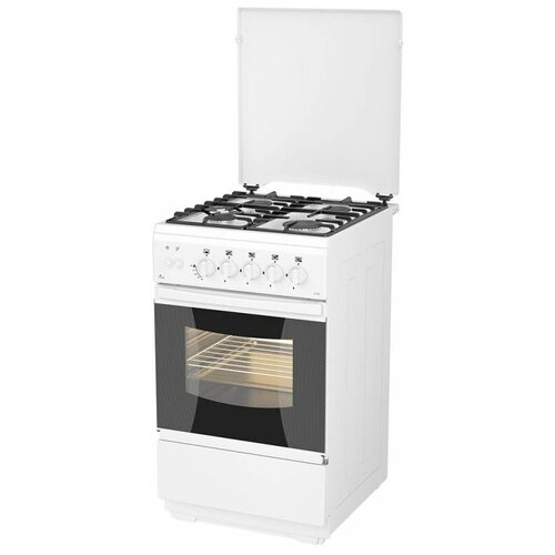 Плита Газовая Flama FG 24211 W белый реш чугун 1562400₽