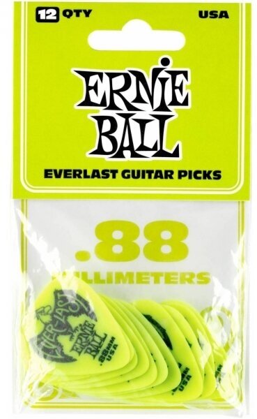 Набор медиаторов 0.88 mm ERNIE BALL 9191 Everlast 12 шт./уп.