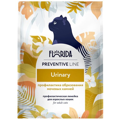 FLORIDA PREVENTIVE LINE URINARY для взрослых кошек при мочекаменной болезни (1,5 кг)