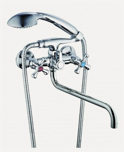 Изображение товара Смеситель для ванной G.lauf QML7-A827, с L-изливом, хромированный