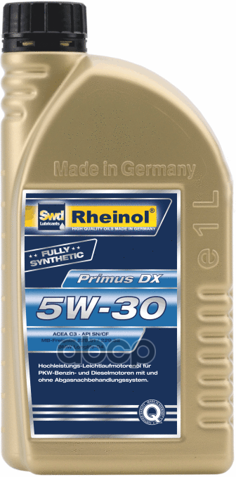 SWD Rheinol Swd Rheinol Primus Dx 5W30 1Л