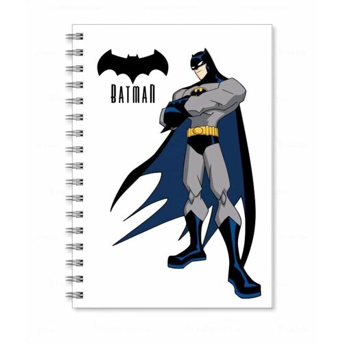 Тетрадь BUGRIKSHOP А4 принт Бэтмен, The Batman - BМ0008 коврик для мыши bugrikshop принт бэтмен the batman bм0008