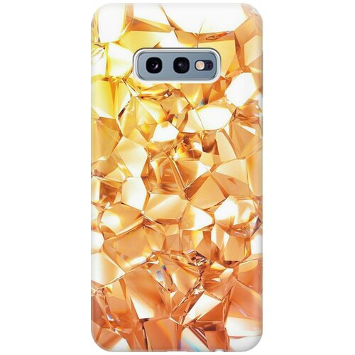 фото Re:pa накладка transparent для samsung galaxy s10e с принтом "янтарные камни"