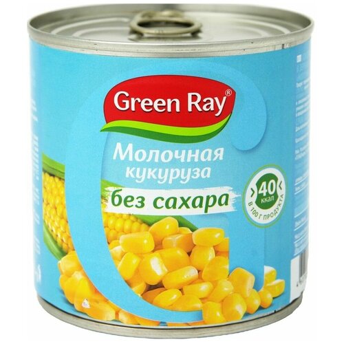 Кукуруза Green Ray Молодая без сахара 425мл х 2шт