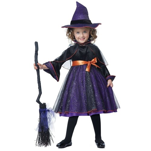 фото Костюм ведьма фокус-покус детский california costumes l (4-6 лет) (платье, накидка с воротником, колпак)