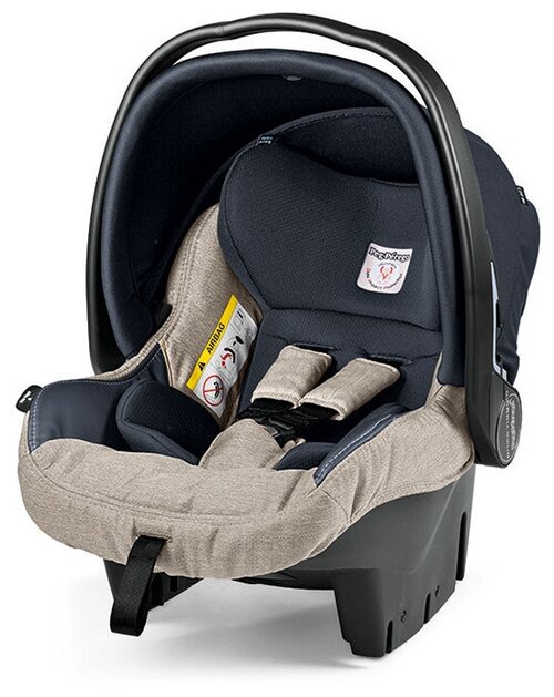 Автолюлька группа 0+ (до 13 кг) Peg-Perego Primo Viaggio Tri-Fix SL, luxe beige