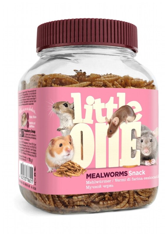 Лакомство для грызунов Little One Snack Mealworms 70 г