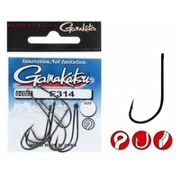 Крючок Gamakatsu Hook F314 (Black) №08