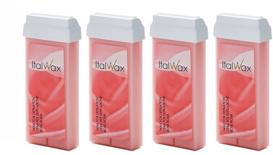 Воск в картридже Роза ITALWAX NATURA Rose, 100 мл (комплект из 4 штук)