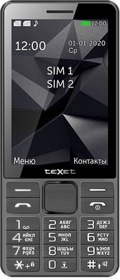 Мобильный телефон Texet D324 Серый