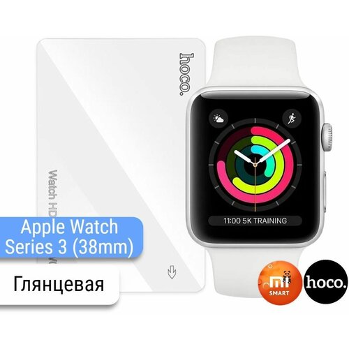 Защитная гидрогелевая пленка для часов Apple Watch Series 3 (38 мм. 2шт.)