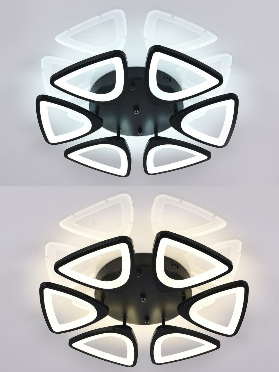 Потолочный светильник Natali Kovaltseva LED LIGHT Innovation Style 83045, 120 Вт, кол-во ламп: 6 шт., цвет: белый - фотография № 12