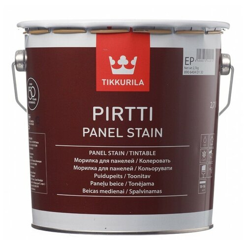 Морилка акриловая Tikkurila Pirtti 9L