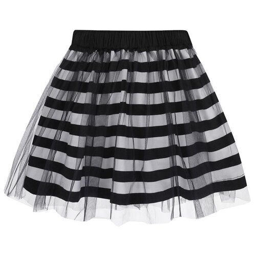 фото Юбка playtoday размер 104, черный/белый