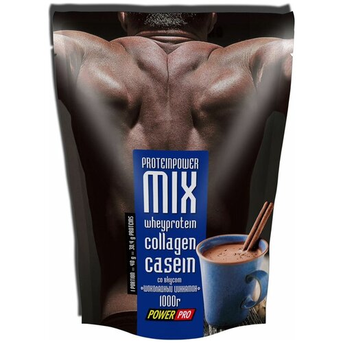 Протеин Power Pro Power Pro Protein Power Mix, 1000 гр., шоколадный циннамон