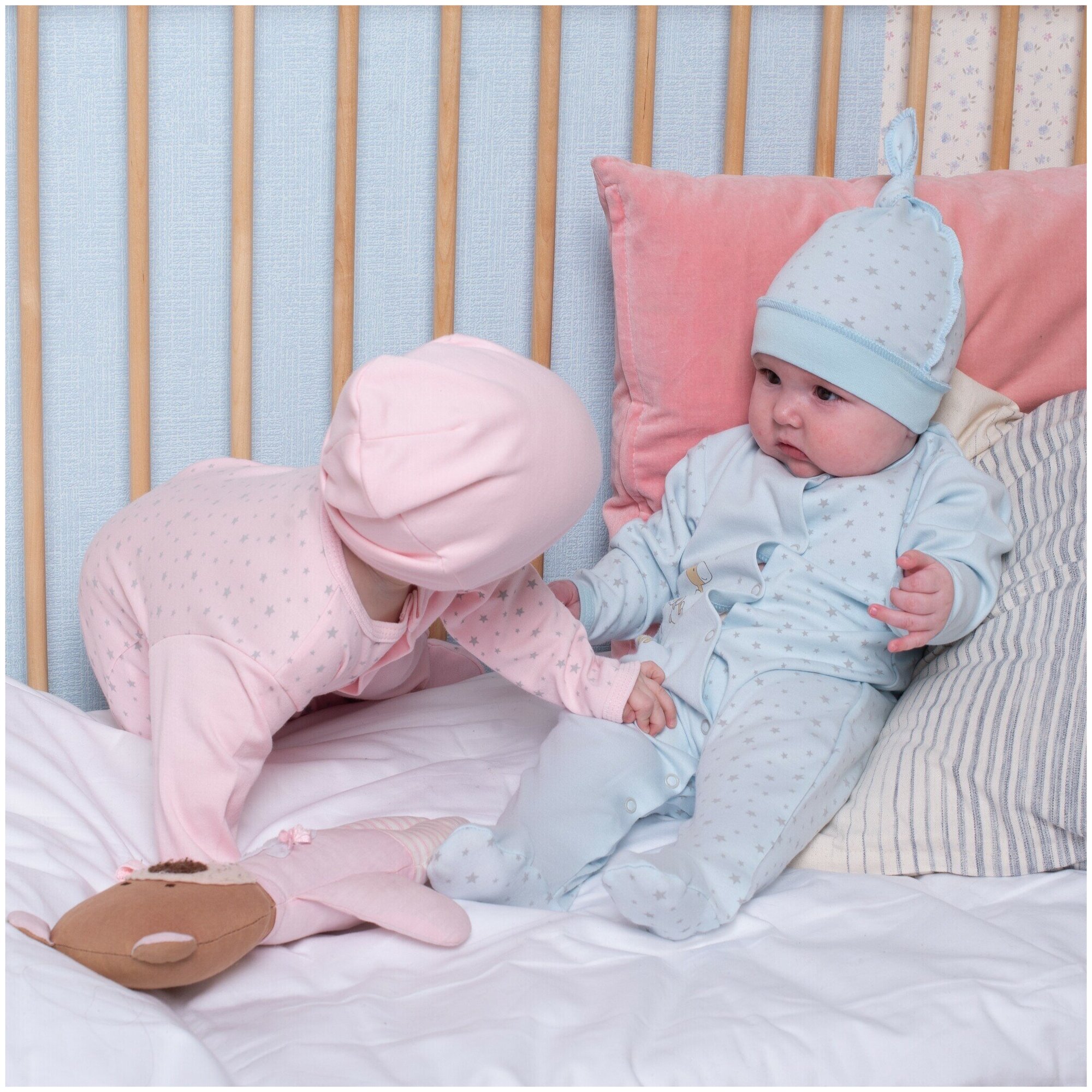 Комбинезон ALARYSPEOPLE для новорожденных и детей до 1 года "Звездочки" с принтом