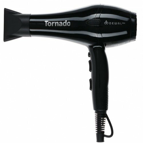 Фен Dewal Tornado черный, ионизация, 2300 Вт 03-8010 Black