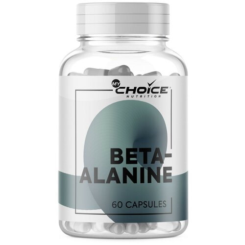 фото Mychoice nutrition, beta-alanine 800 мг, 60 капсул