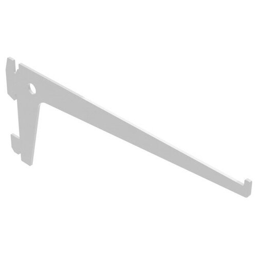 Кронштейн прямой однорядный 200мм белый 449₽