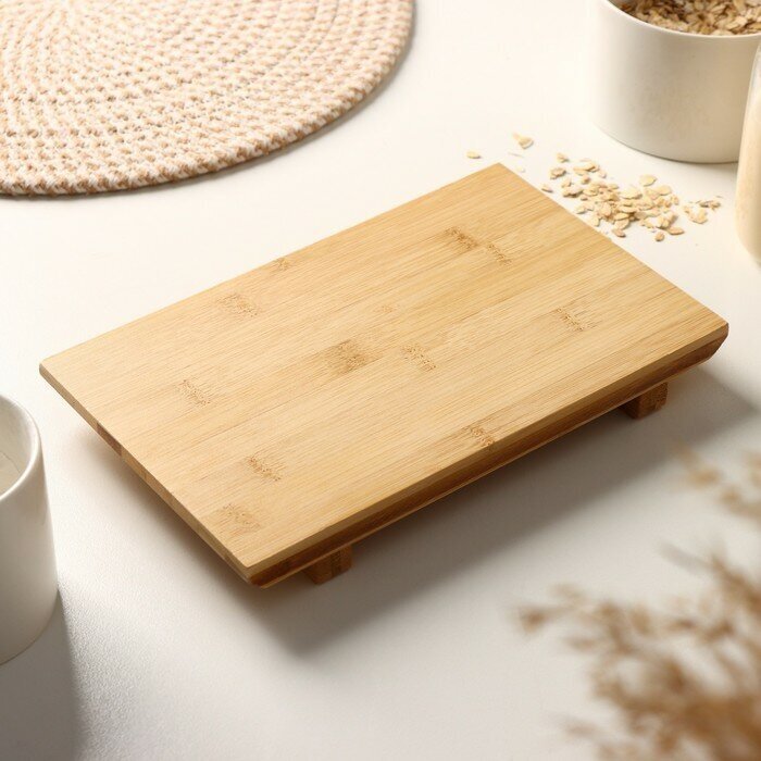 Блюдо для подачи Доляна «Бамбук», 24×15×3 см, бамбук