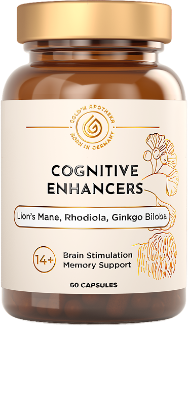 Gold'n Apotheka Cognitive Enhancers/Когнитив Энхансерс капсулы массой 0,4 г 60 шт