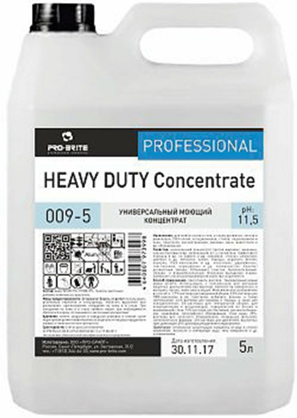 Средство моющее Pro-Brite универсальное 5 л HEAVY DUTY щелочное низкопенное концентрат (009-5)