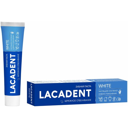 LACADENT Зубная паста 75мл White