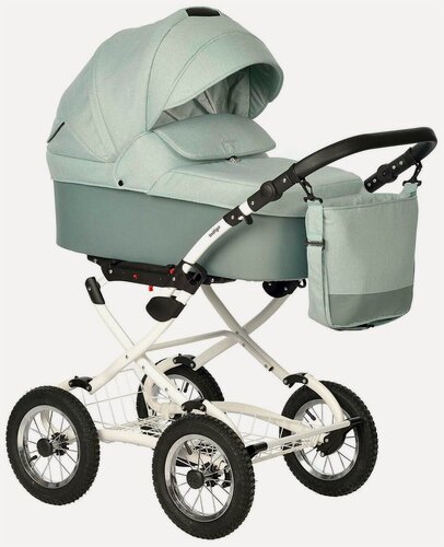 Изображение товара Коляска 2 в 1 Indigo BARBARA Classic универсальная (02), шалфей