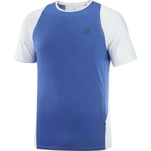 Футболка Salomon SENSE AERO SS TEE - L/50 (синяя/белая)