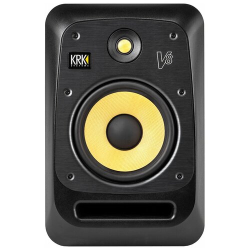 KRK V8S4 Активный 2-х полосный (Bi-Amp) 8-дюймовый студийный монитор, черный