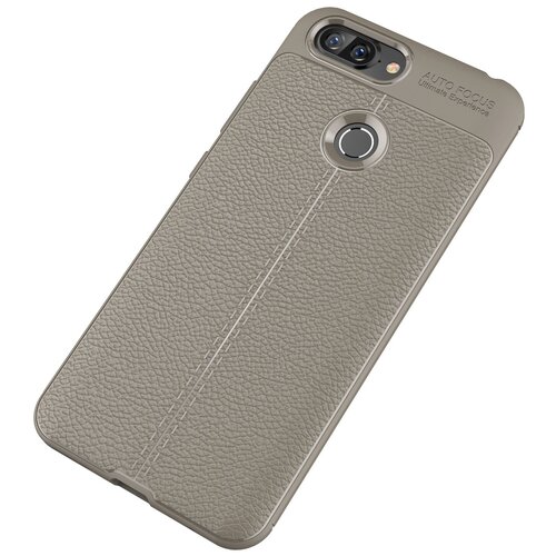 фото Чехол mypads для lenovo k520 из качественного износостойкого силикона с декоративным дизайном под кожу с тиснением серый