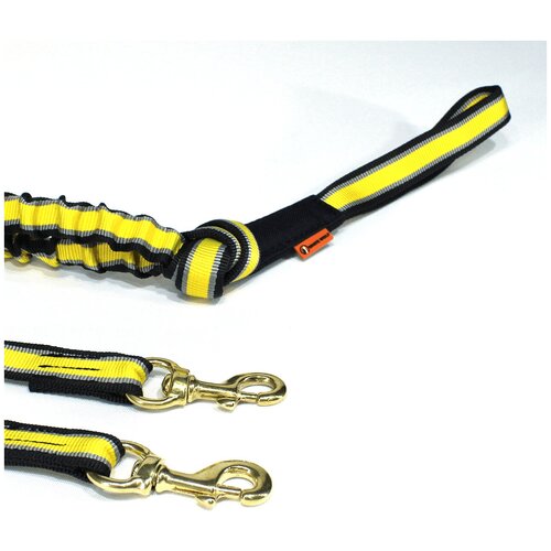 Потяг на 2 собаки White Wolf Спорт Желтый