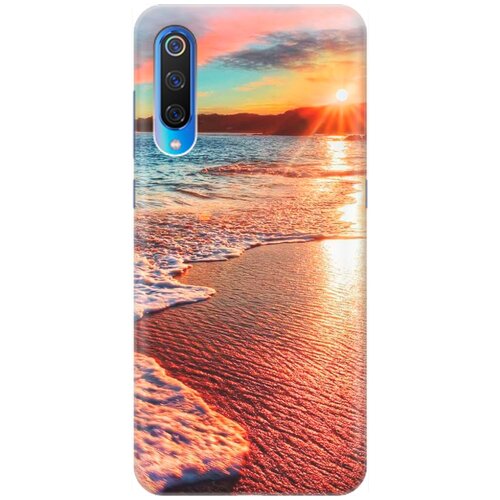 фото Силиконовый чехол на xiaomi mi 9 / сяоми ми 9 с принтом "залитый светом пляж" gosso