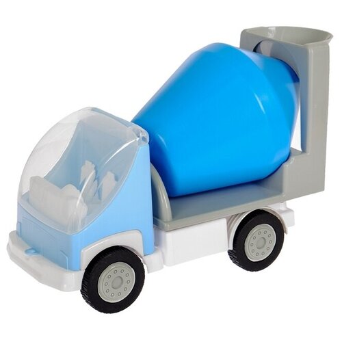 Машинка Соломон Бетономешалка №2, пластик, в сетке бетономешалка viking toys jumbo 1253 701253 25 см оранжевый голубой серый