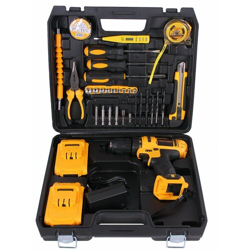 Шуруповерт аккумуляторный ProfiPower DW-18BT 18В Li-Ion 35Нм набор оснастки кейс 685000₽