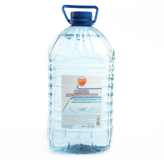Дистиллированная вода Элтранс, 4.8 л (2 шт)
