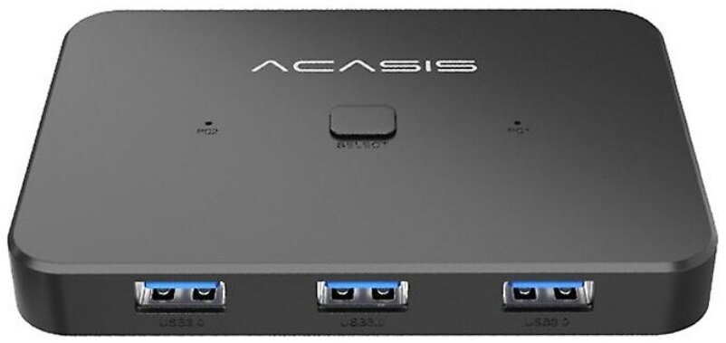 Коммутатор Acasis QH001 3x1 KVM Switcher Box Splitter 4K 60HZ HDMI-compatible Switch 3 In1 Out Black