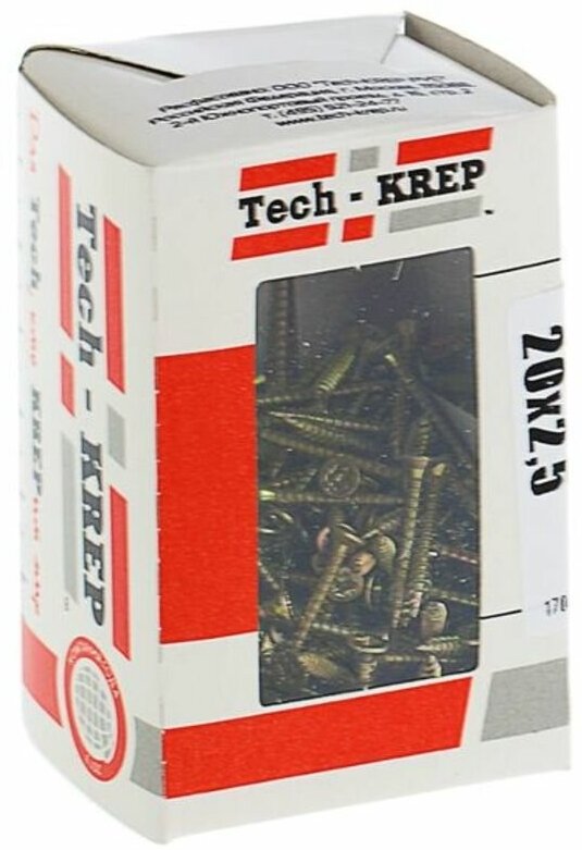 Саморез ШУж Tech-Krep 2,5х20 с потайной головкой 200 шт в коробке - фото №11